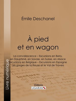 cover image of À pied et en wagon